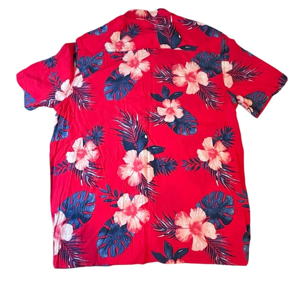 Men's Margaritaville Rayon Button-Down Shirt, Size Medium - Picture 2 of 9